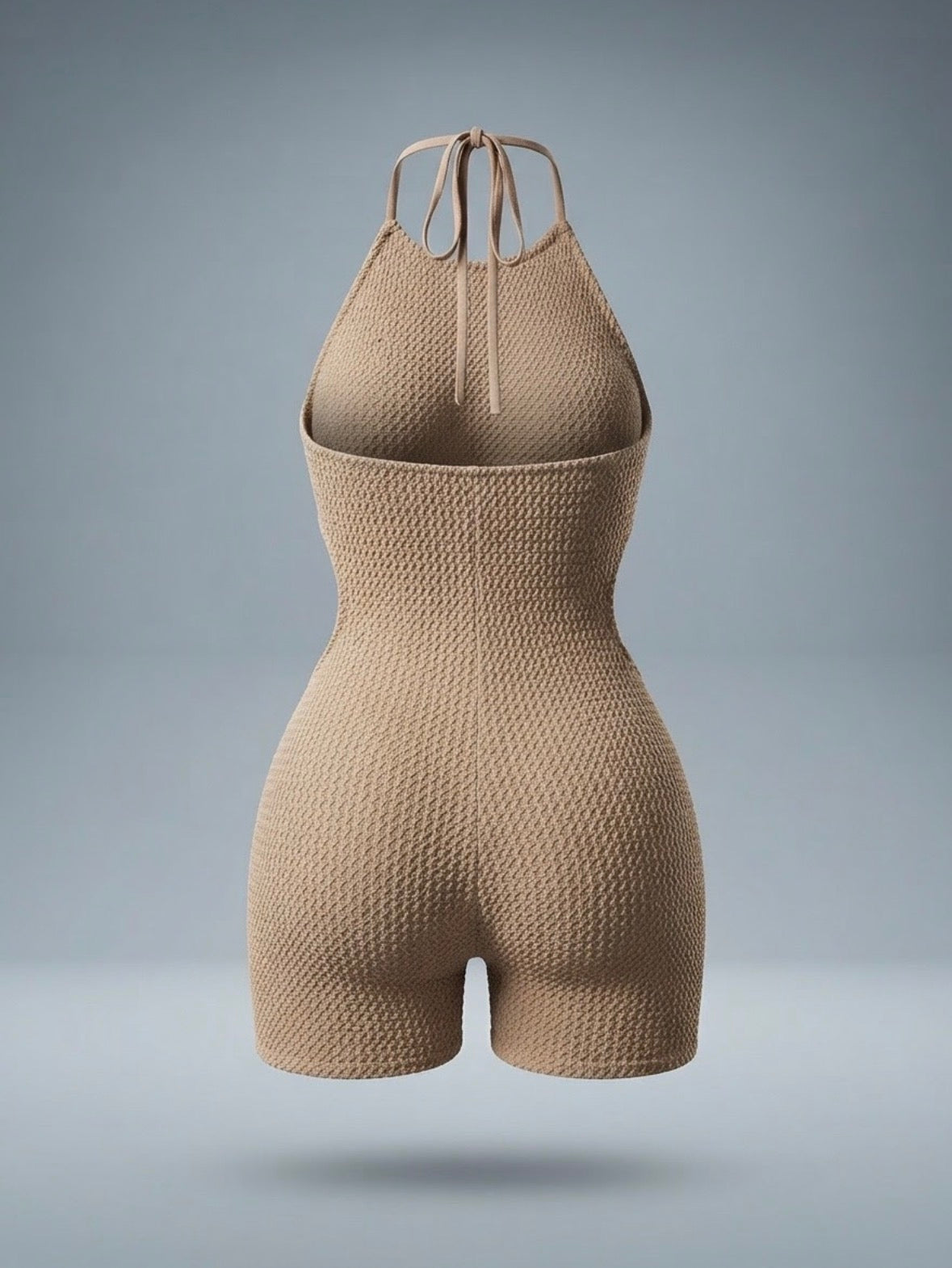 Halter Peplum Romper